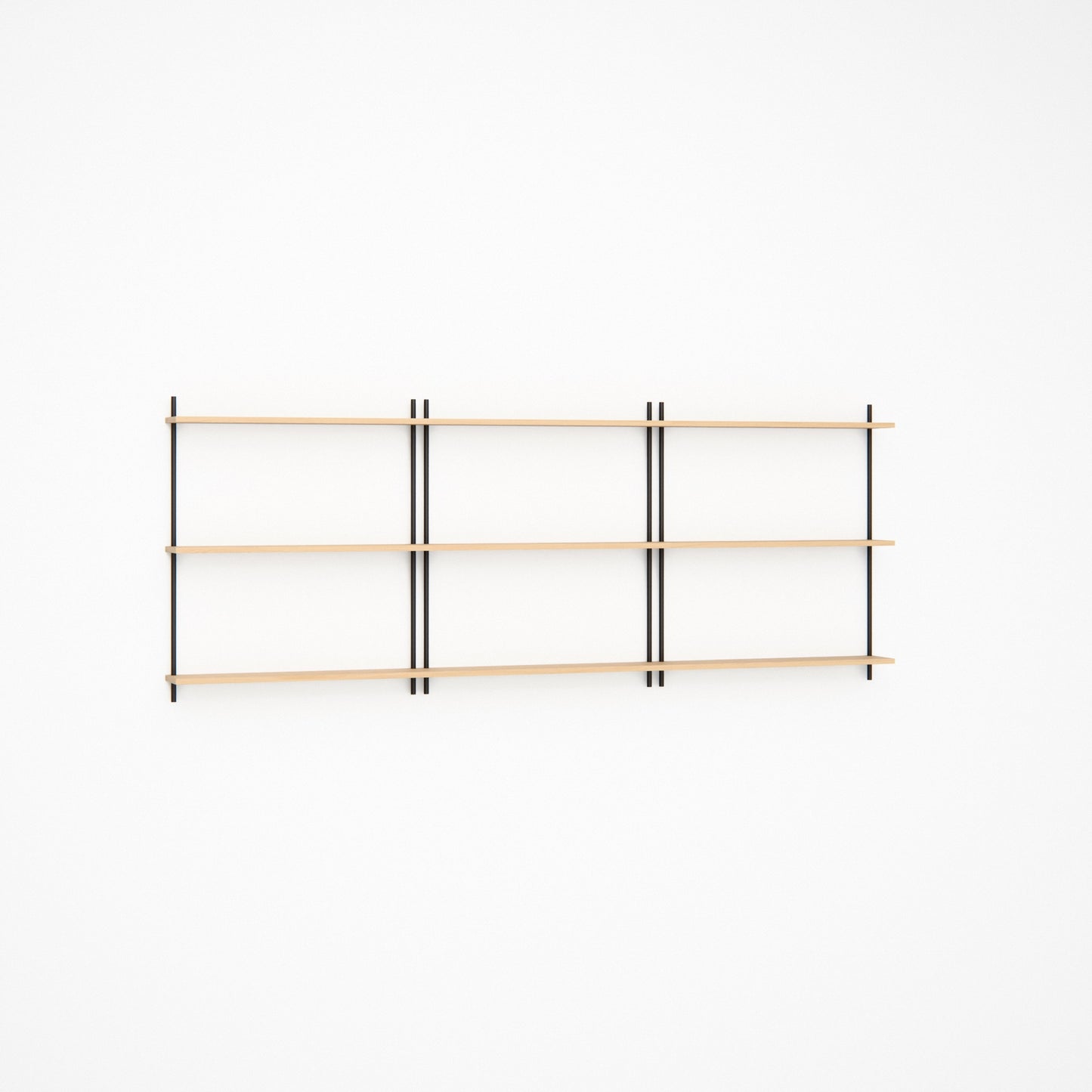 oak-wall-shelf-225x87cm -- Studioansicht