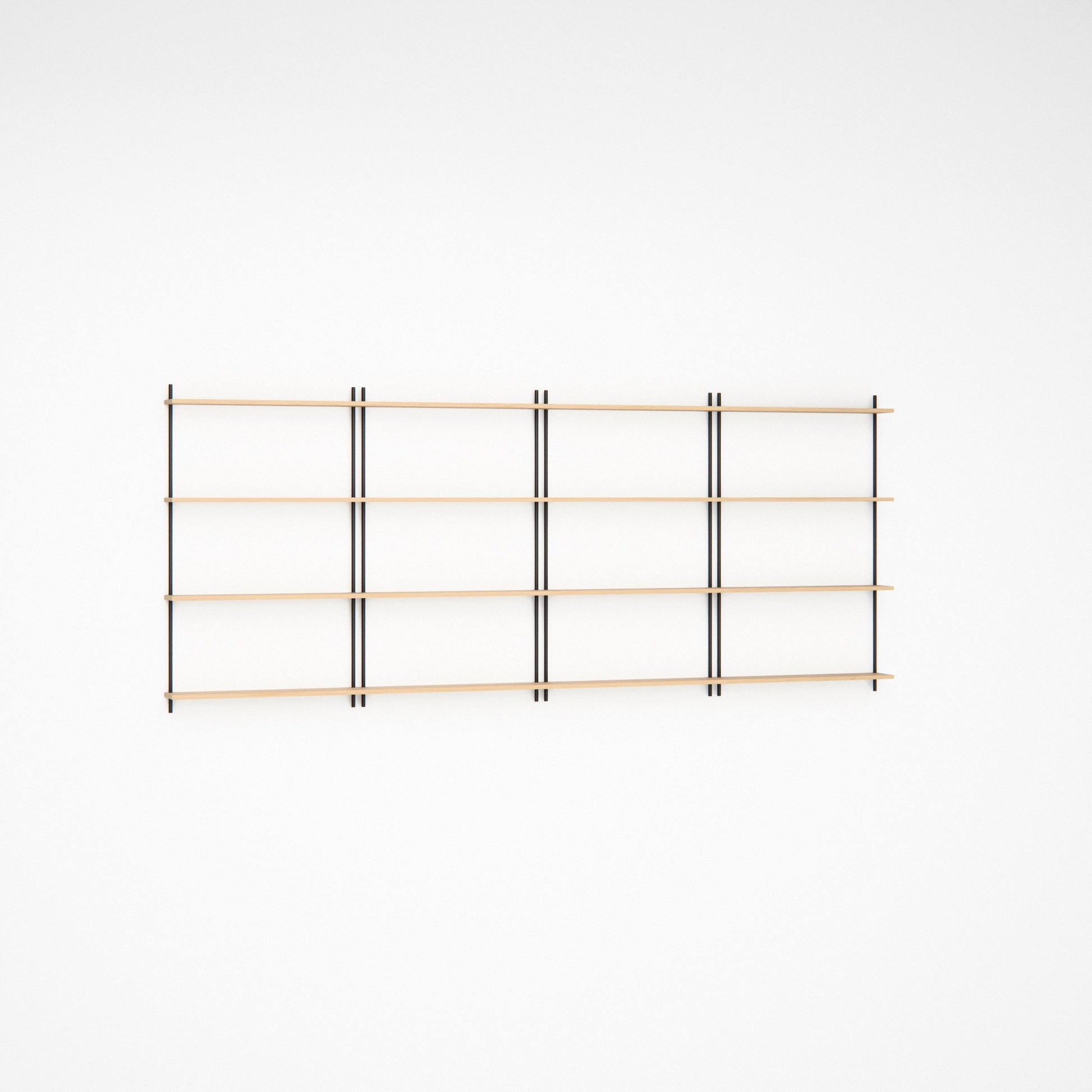 oak-wall-shelf-300x123cm -- Studioansicht