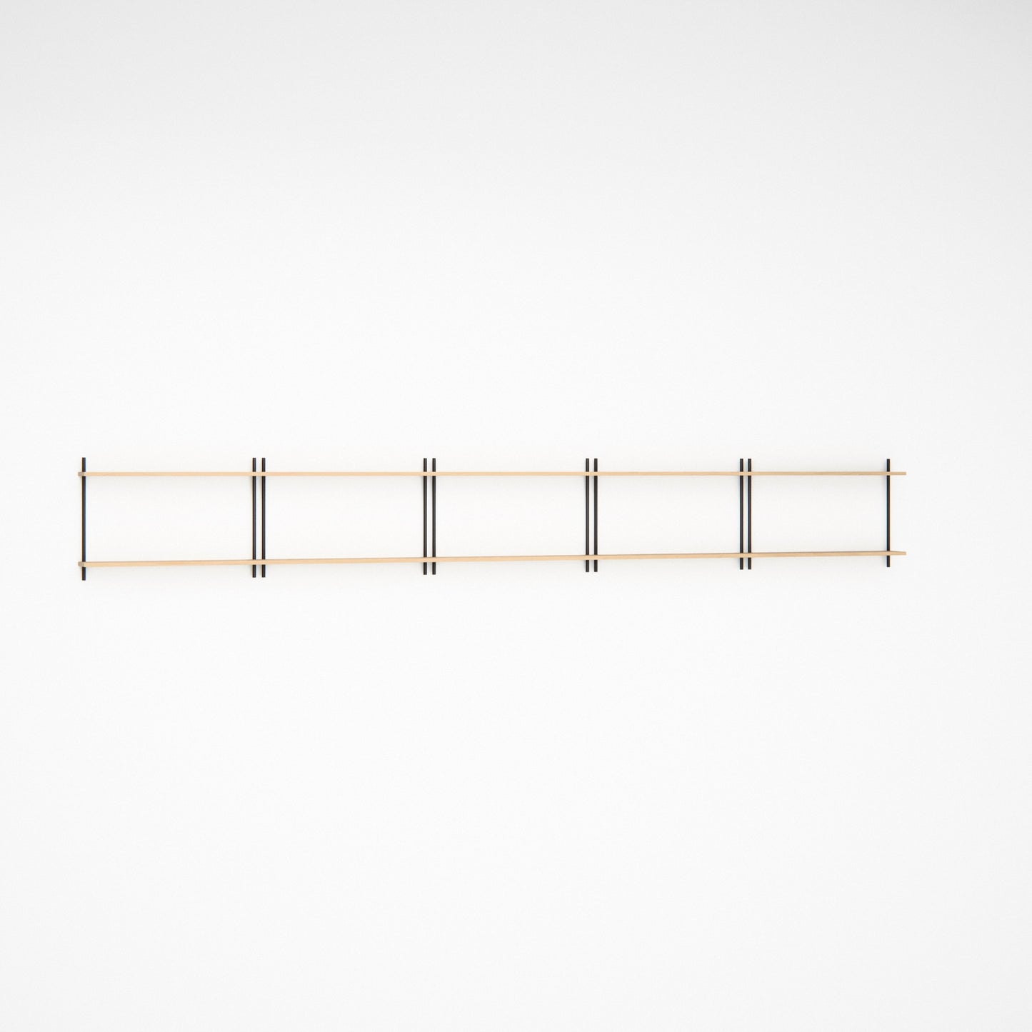 oak-wall-shelf-375x50cm -- Studioansicht