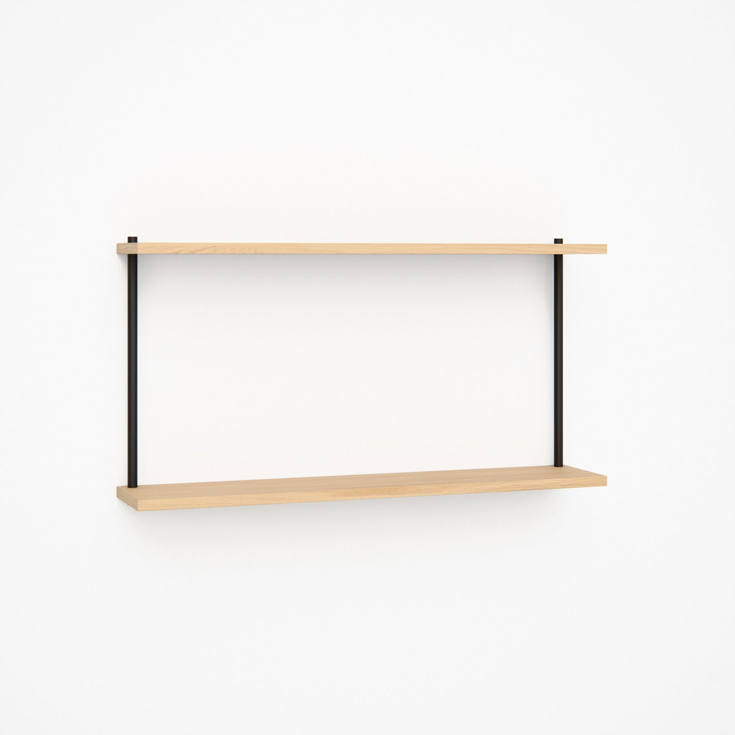 oak-wall-shelf-75x40cm -- Studioansicht