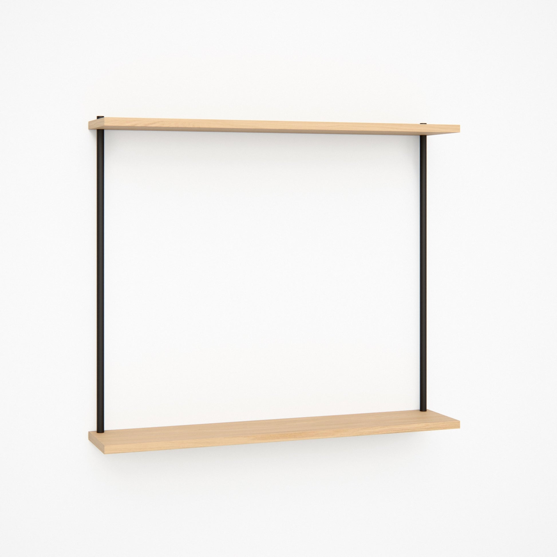 oak-wall-shelf-75x65cm -- Studioansicht