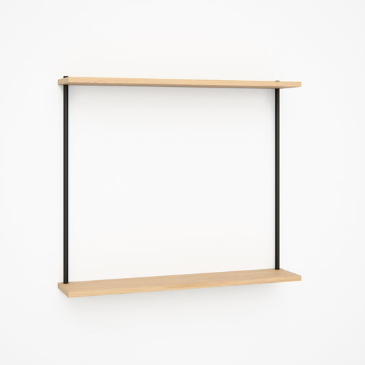 oak-wall-shelf-75x65cm -- Studioansicht
