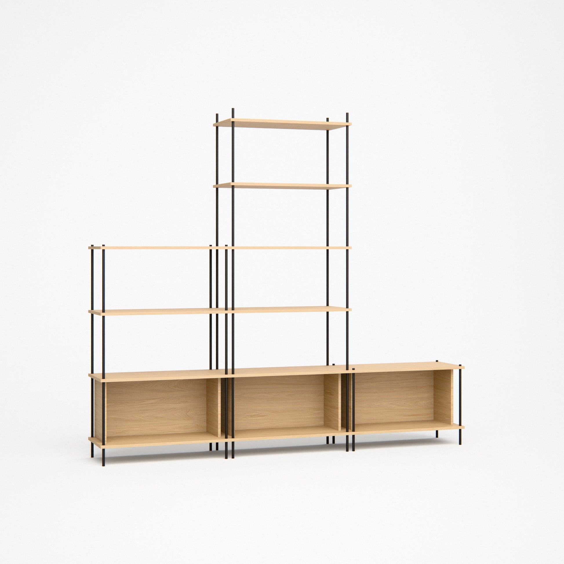 oak-wall-unit-225x201cm-with-center-tower-2 -- Studioansicht