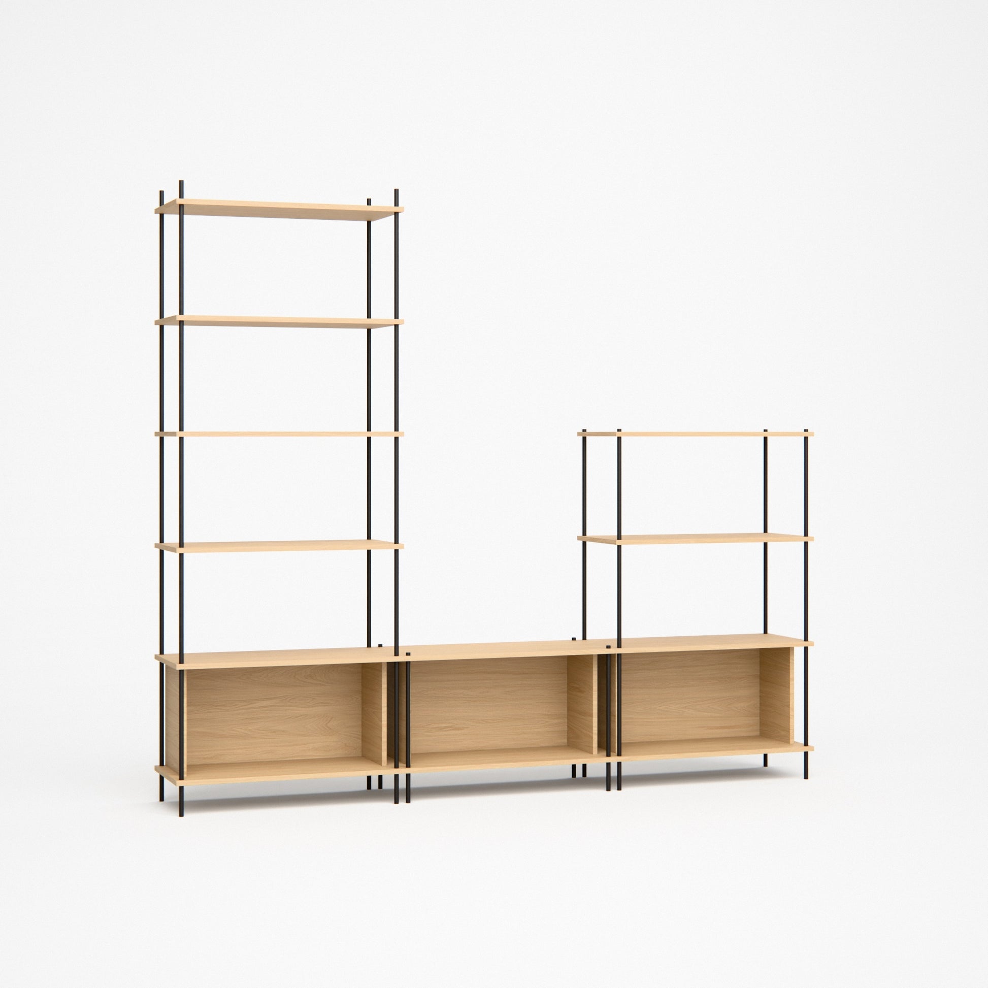 oak-wall-unit-225x201cm-with-left-tower -- Studioansicht