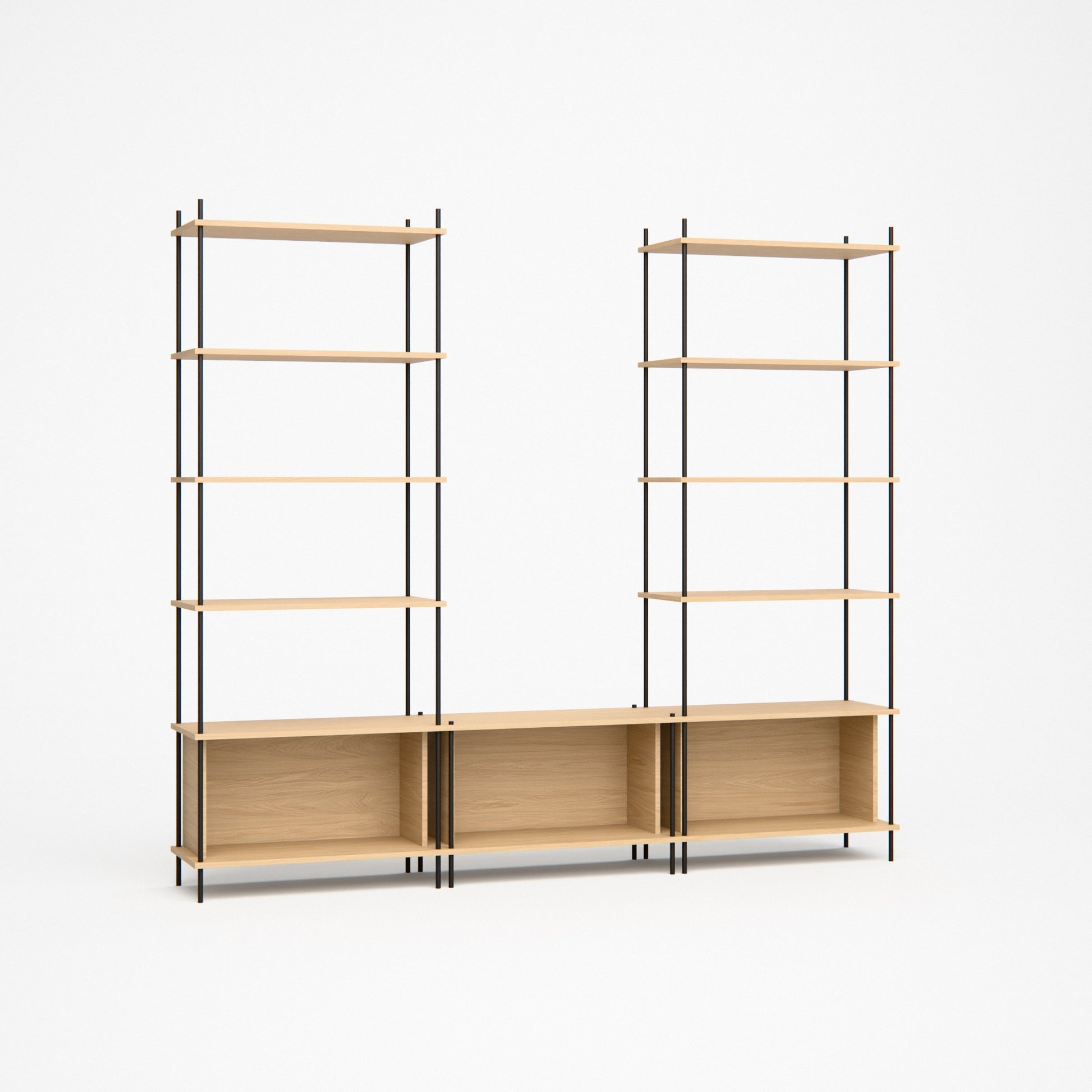 oak-wall-unit-225x201cm-with-twin-towers -- Studioansicht