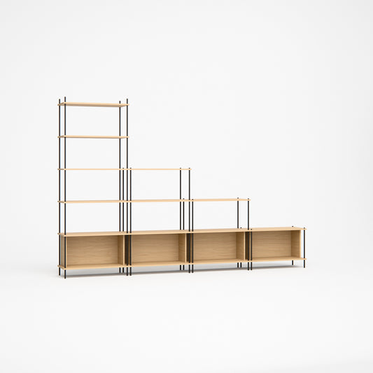 oak-wall-unit-300x201cm-staggered-2 -- Studioansicht