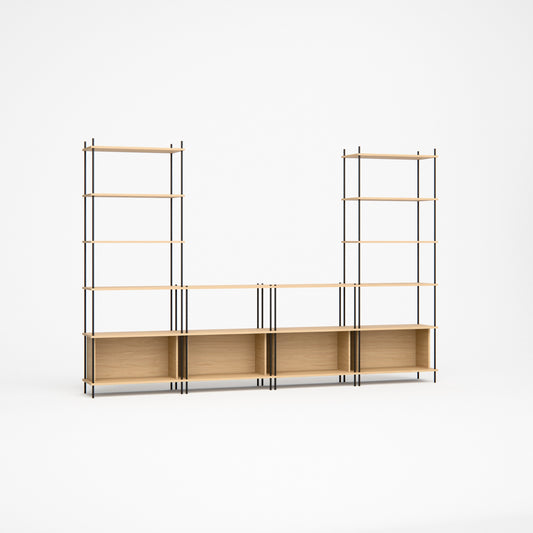 oak-wall-unit-300x201cm-with-twin-towers -- Studioansicht