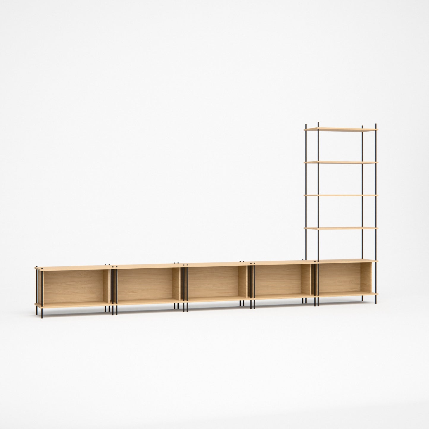 oak-wall-unit-375x201cm-with-right-tower -- Studioansicht