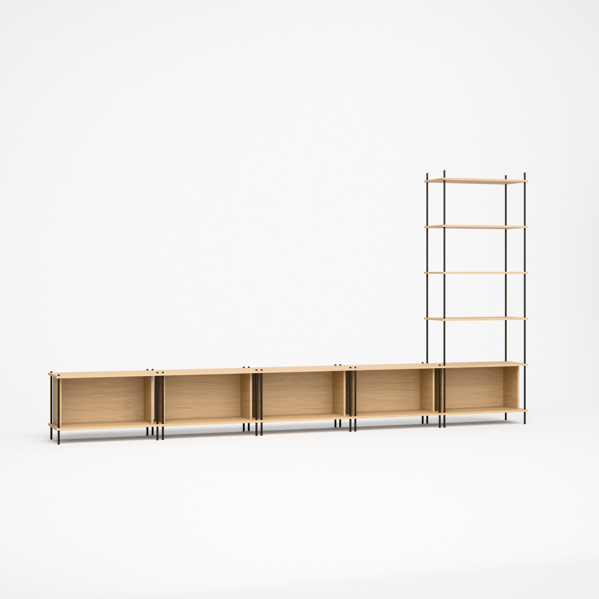 oak-wall-unit-375x201cm-with-right-tower -- Studioansicht