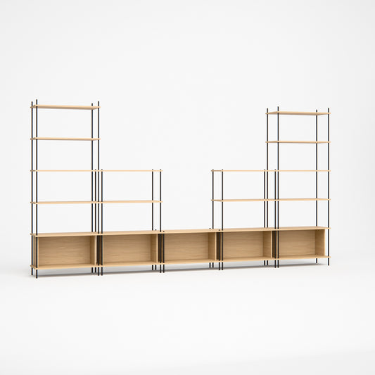 oak-wall-unit-375x201cm-with-twin-towers-1 -- Studioansicht