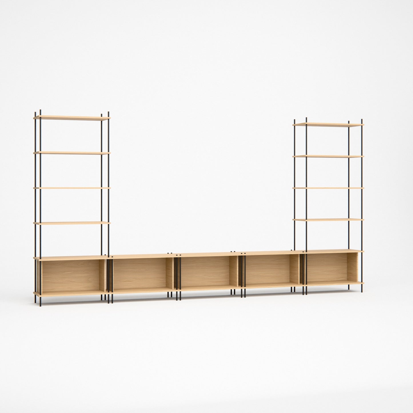 oak-wall-unit-375x201cm-with-twin-towers -- Studioansicht