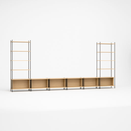 oak-wall-unit-450x201cm-with-twin-towers -- Studioansicht