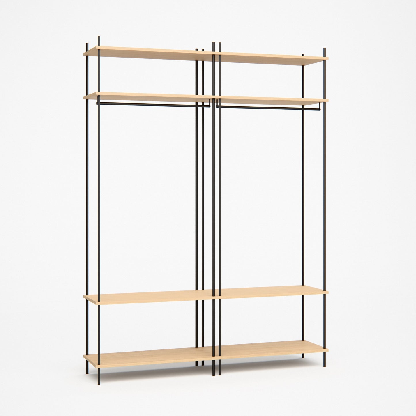 oak-wardrobe-150x202cm -- Studioansicht