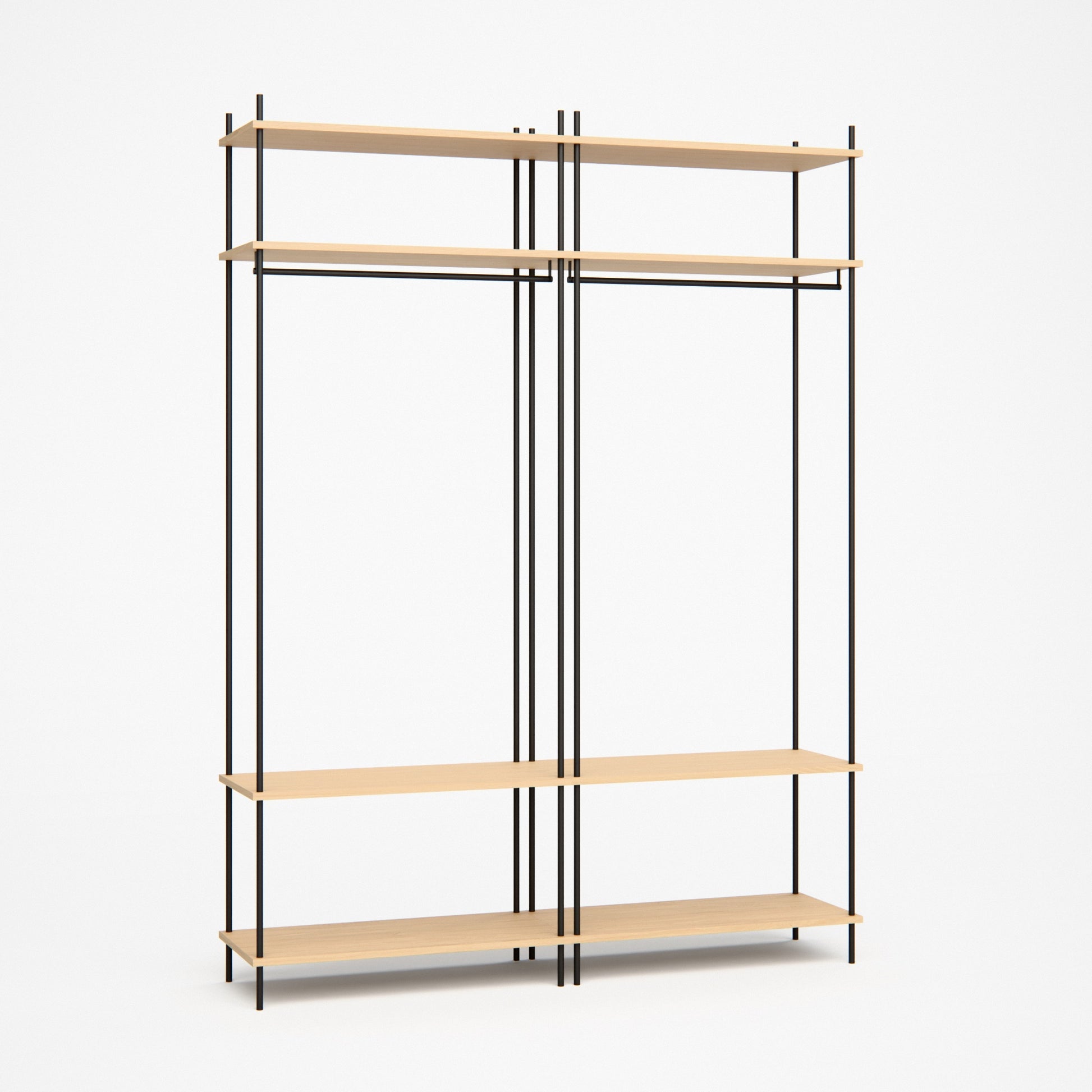 oak-wardrobe-150x202cm -- Studioansicht